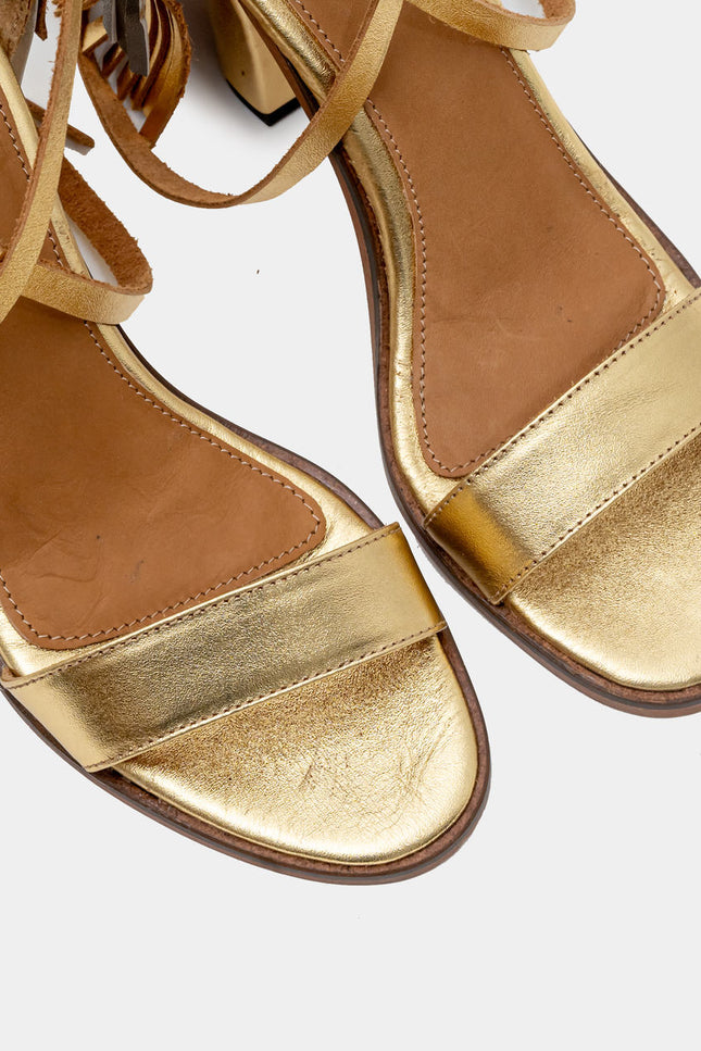 Entrudo | Lazarim Sandals gold & bronze