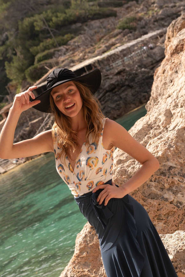 Kalani sunwear I Bahamas UV Sun Hat Black