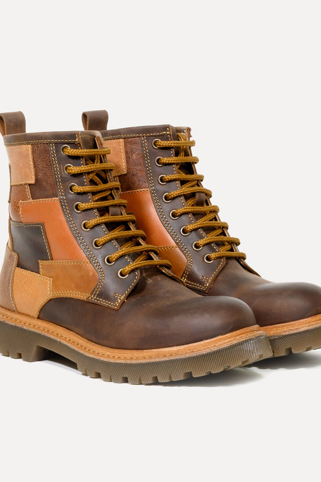 Entrudo | Paçó Patchwork Boots brown