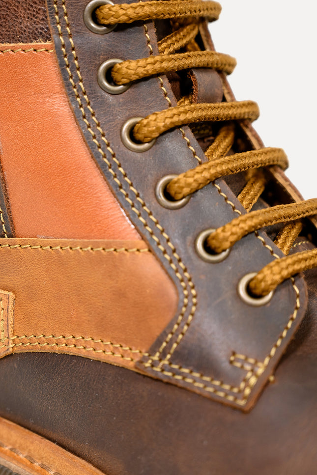 Entrudo | Paçó Patchwork Boots brown