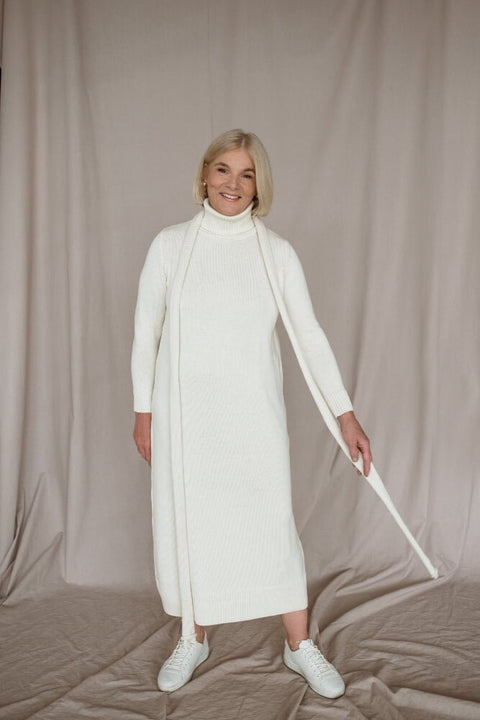 Monala | Sukienka z golfem z wełny merino