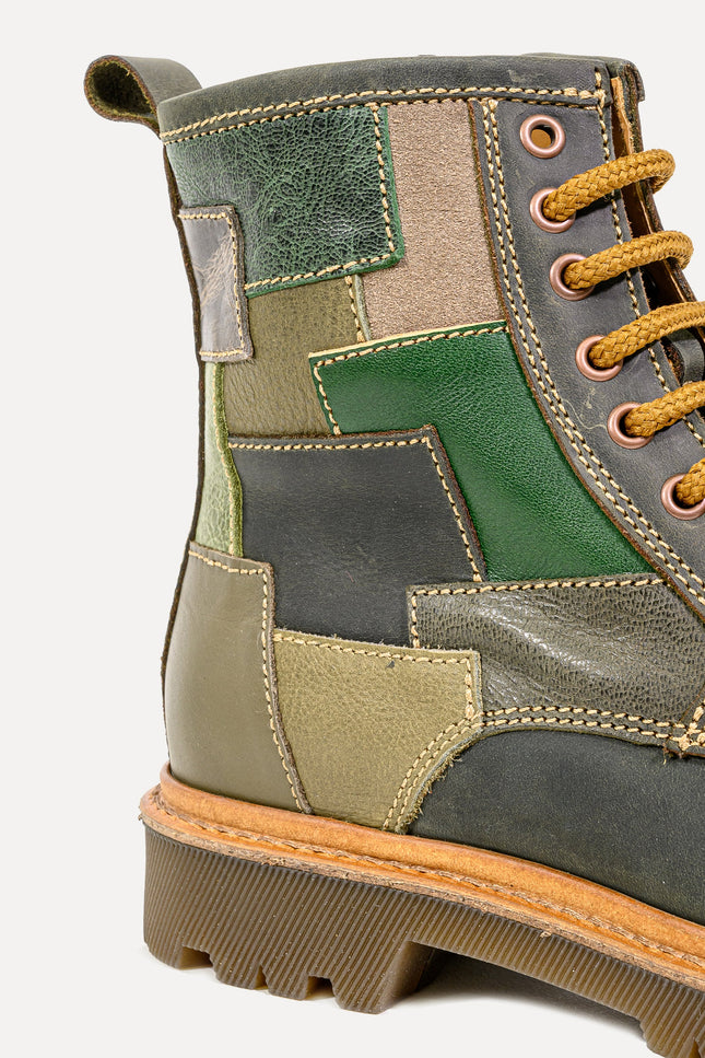 Entrudo | Paçó Patchwork Boots green