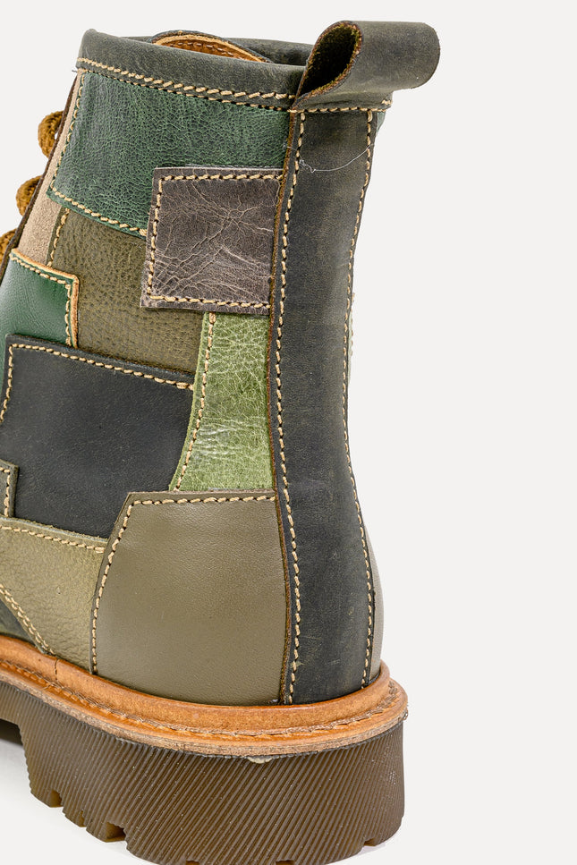 Entrudo | Paçó Patchwork Boots green
