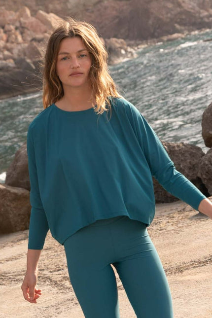 Kalani sunwear I Mykonos UV Top Teal