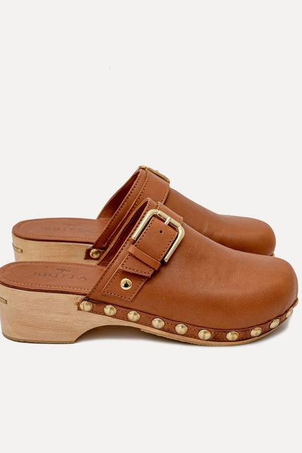 Entrudo | Chodaki na platformie Briffa x Entrudo camel