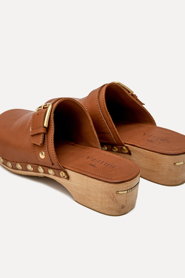 Entrudo | Platform Clogs Briffa x Entrudo camel