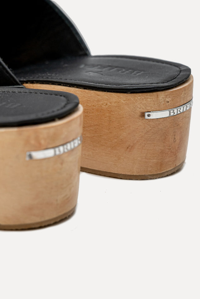 Entrudo | Platform Clogs Briffa x Entrudo black