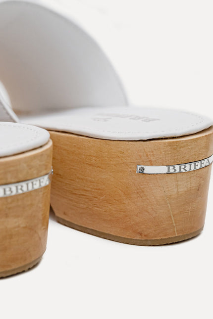 Entrudo | Platform Clogs Briffa x Entrudo white