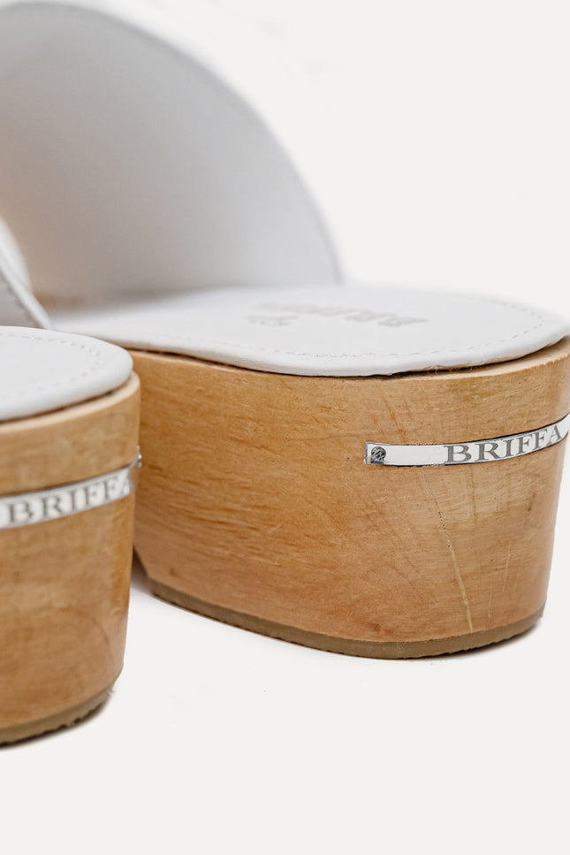 Entrudo | Platform Clogs Briffa x Entrudo white