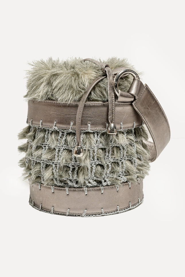 Entrudo | Covelinhas Bucket Bag grey & brown