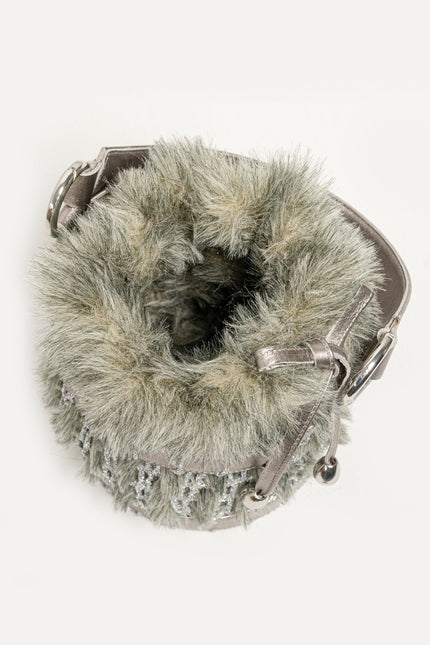 Entrudo | Torba bucket Covelinhas szaro-brązowa