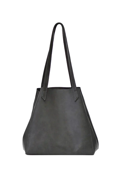 Bolso hombro versátil color gris
