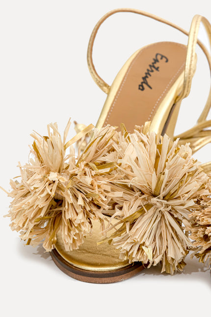 Entrudo | Sandals Lalim with flowers