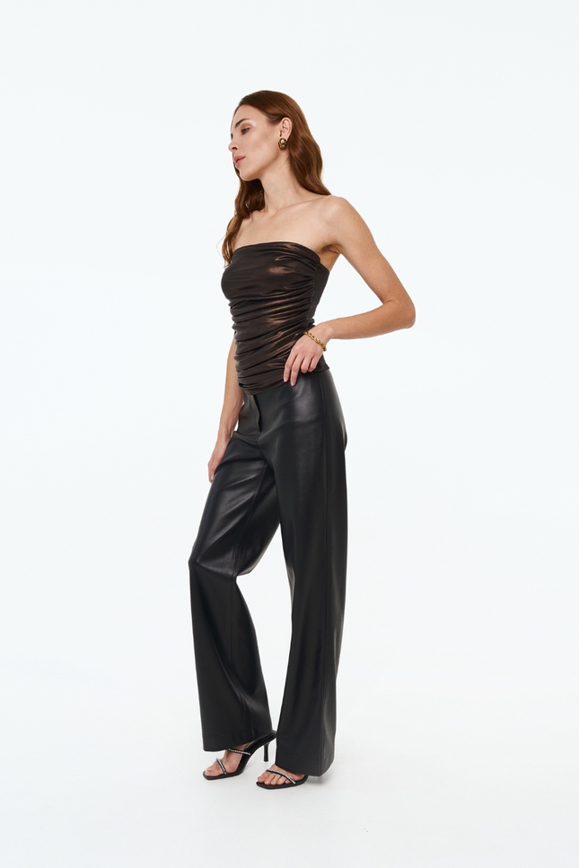 Kolosova | Bandeau top with mesh