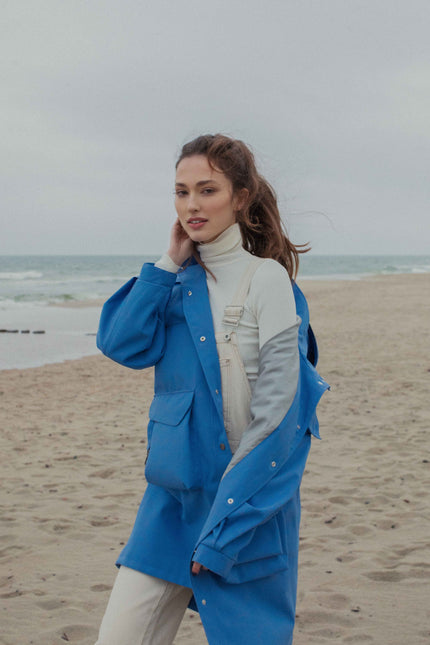 Ducktail Rainwear | OCEAN BLUE MARILA RAINCOAT