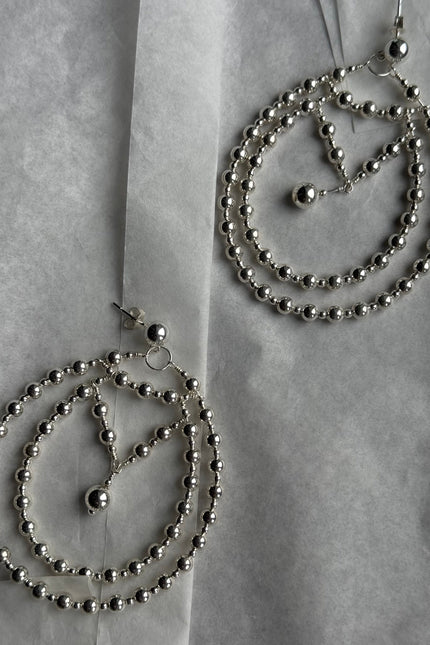 Pas de Marque | 925 sterling silver earrings La Goutte