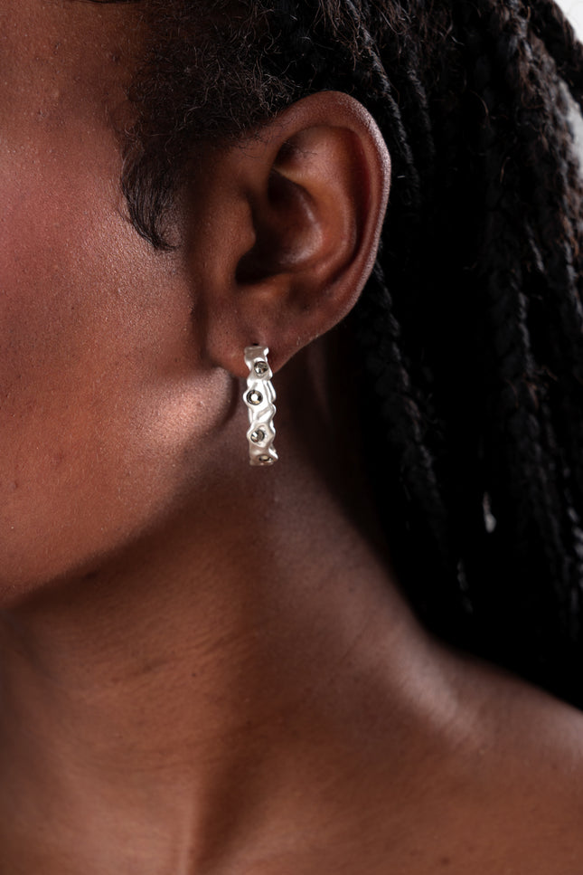 Generazione Zordan | Big Circular Hoops Satin Silver