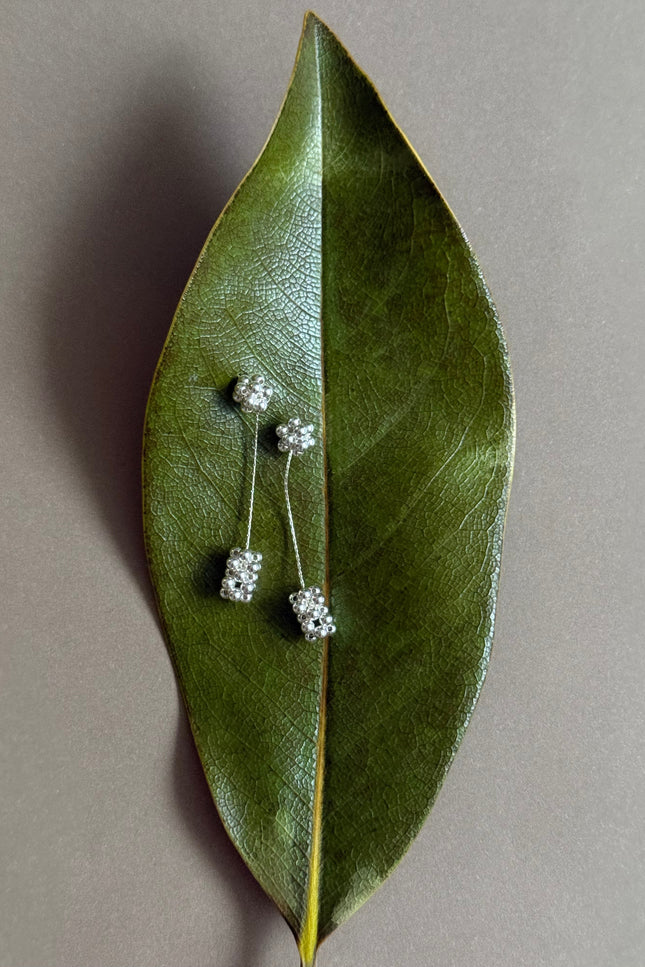 Pas de Marque | 925 sterling silver earrings Pas Le Cube