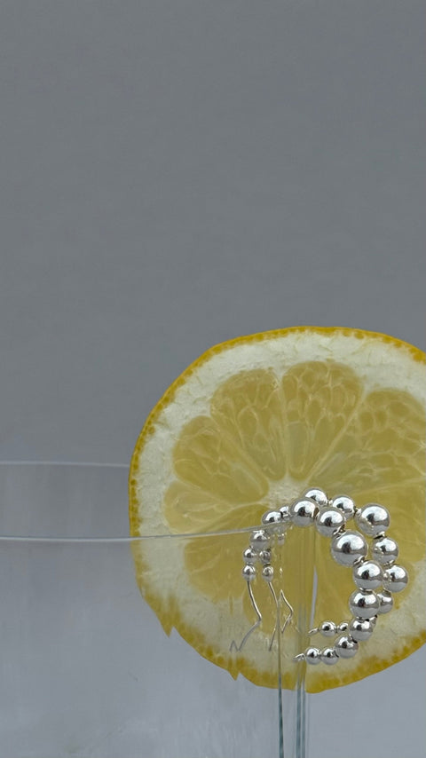 Pas de Marque | 925 sterling silver earrings Soufflé