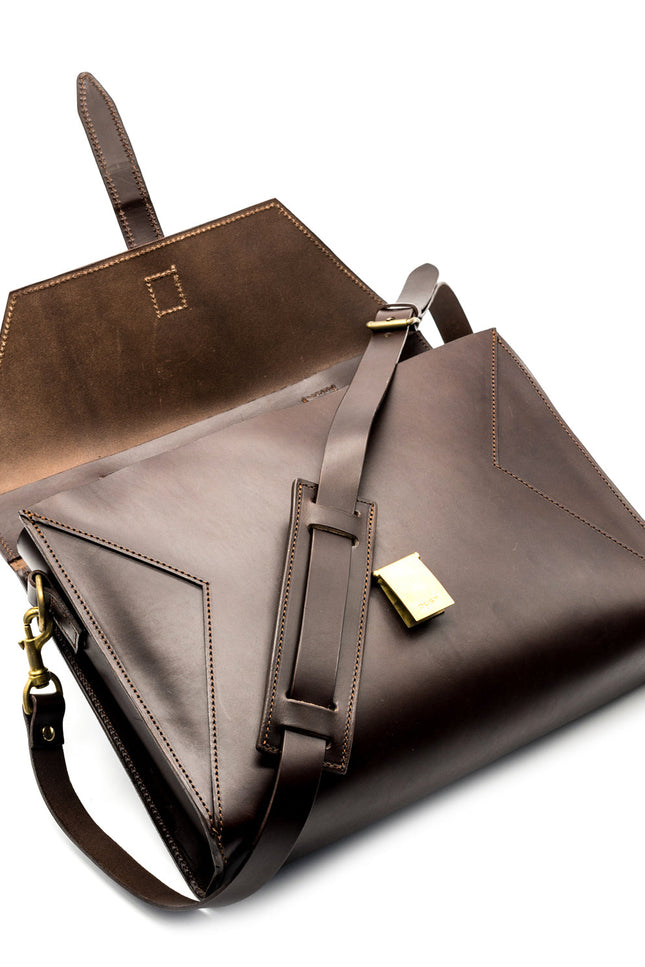 The Dust Company | Briefcase Mod 206 dark brown