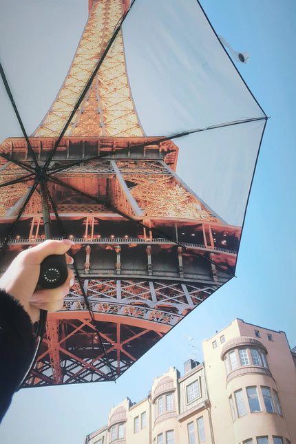 Eiffel Umbrella – Parisian Elegance, Windproof & UPF50+.