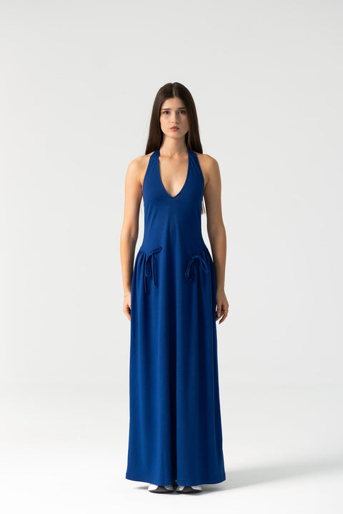 Enxhaline | Ame Long Maxi Dress in Royal Blue