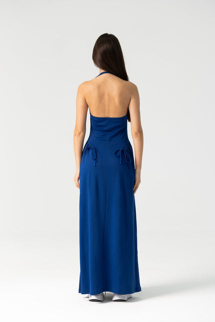 Enxhaline | Ame Long Maxi Dress in Royal Blue