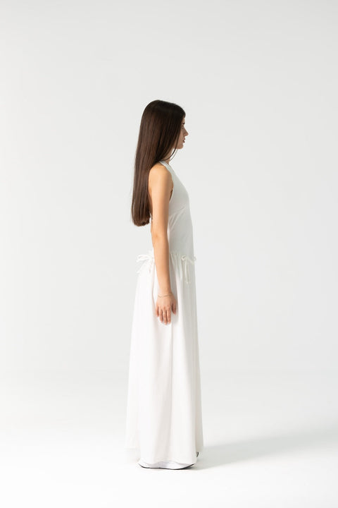 Enxhaline | Ame Long Maxi Dress in White
