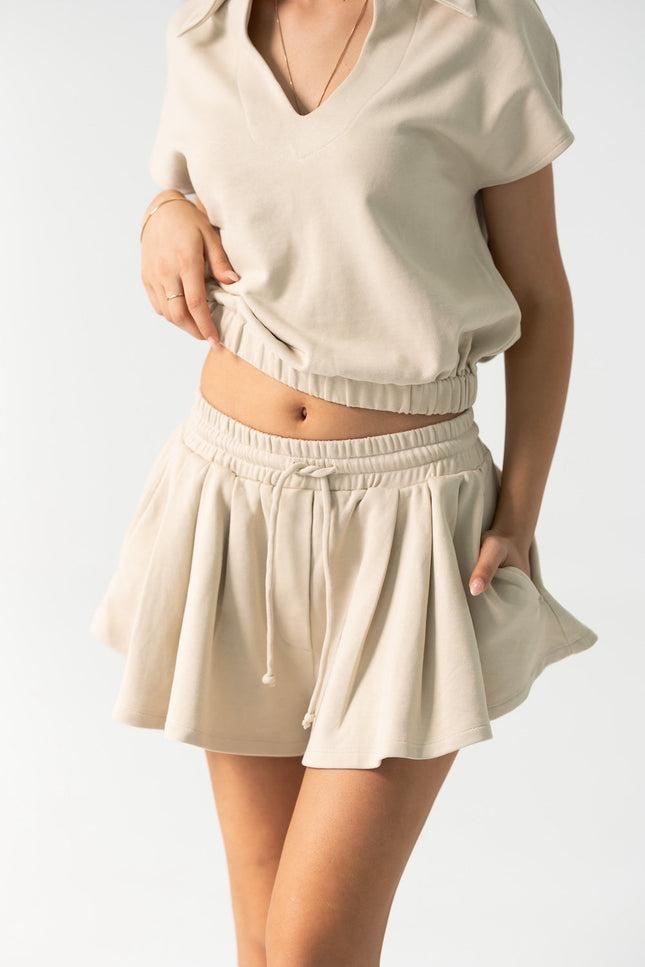 Enxhaline | Dax Tennis Set with Skort Beige