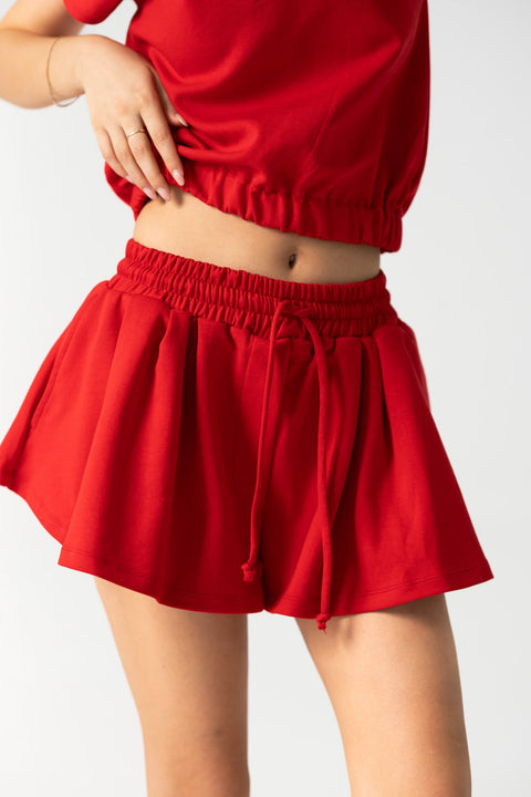 Enxhaline | Dax Tennis Set with Skort Red
