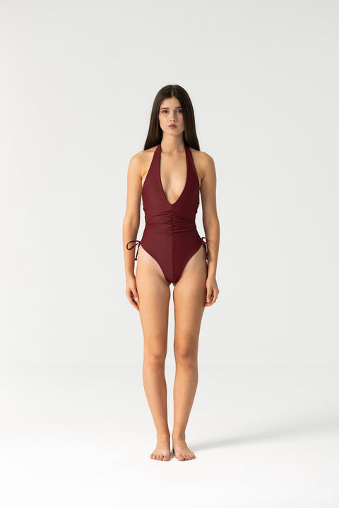 Enxhaline | Mahalo One Piece Swimwear in Burgundy