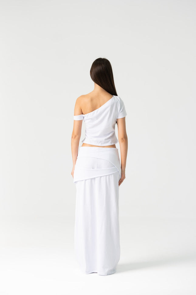 Enxhaline | Nia Skirt Set in White