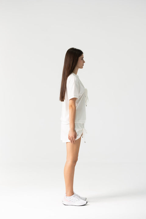 Enxhaline | Sol Short Pant Set in White