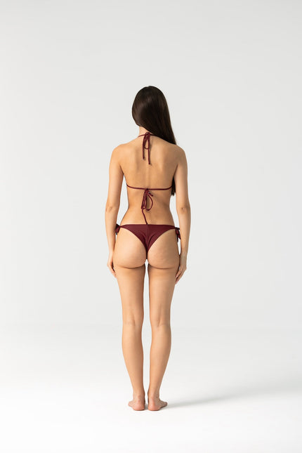 Enxhaline | Zalea Bikini Set in Burgundy
