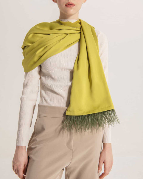 EVÉN I ERIDA Scarf - Olive