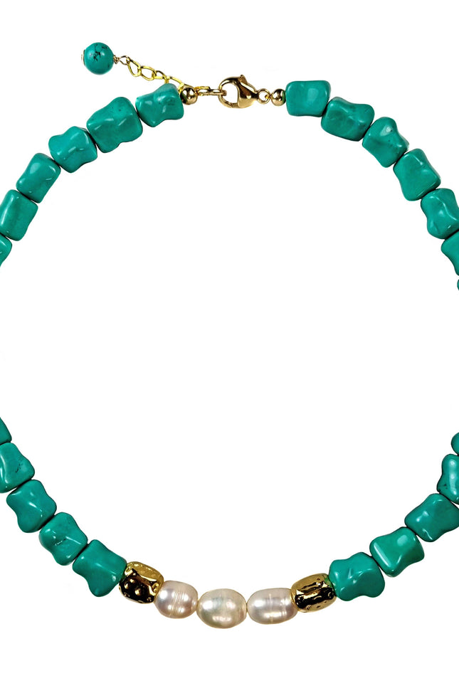 Maria Moyseos | Choker ERIETA Turquoise Pearl