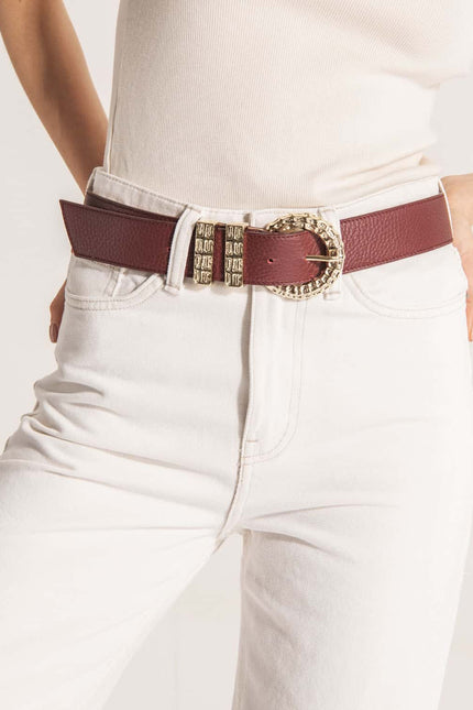 EVÉN I ERINI Belt - Burgundy