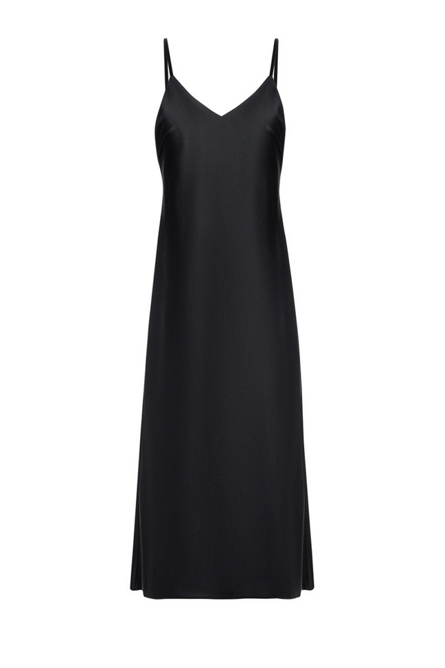 Kolosova | Black slip dress