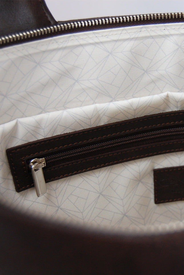 Sac élégant végane – couleur chocolat