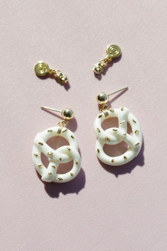 Poporcelain | Pretzel Studs