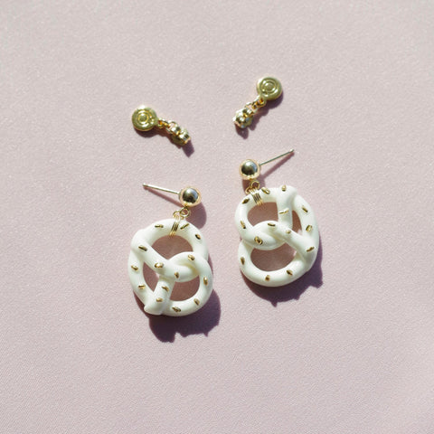 Poporcelain | Pretzel Studs