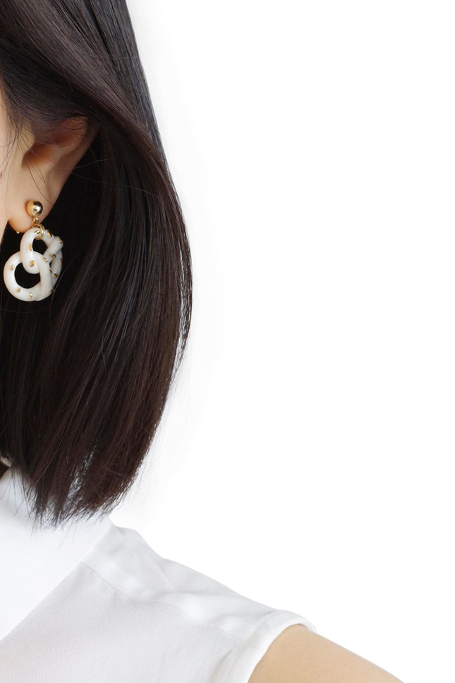 Poporcelain | Pretzel Studs