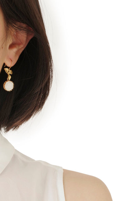 Poporcelain | Moonlight Rose Drop Earrings