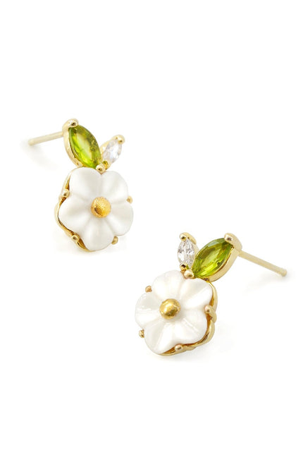 Poporcelain | Strawberry Flower Studs