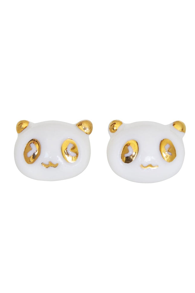 Poporcelain | Lucky Panda Studs