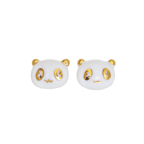 Poporcelain | Lucky Panda Studs