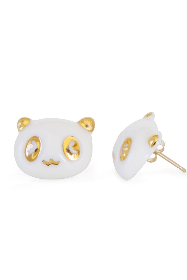 Poporcelain | Lucky Panda Studs