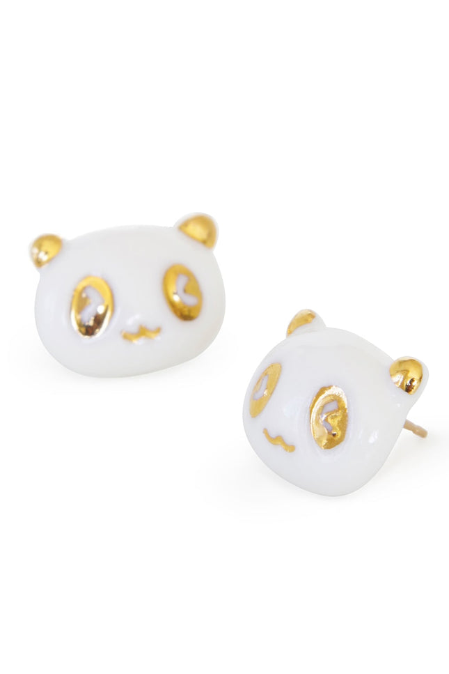 Poporcelain | Lucky Panda Studs