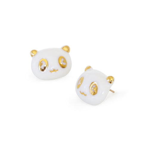 Poporcelain | Lucky Panda Studs