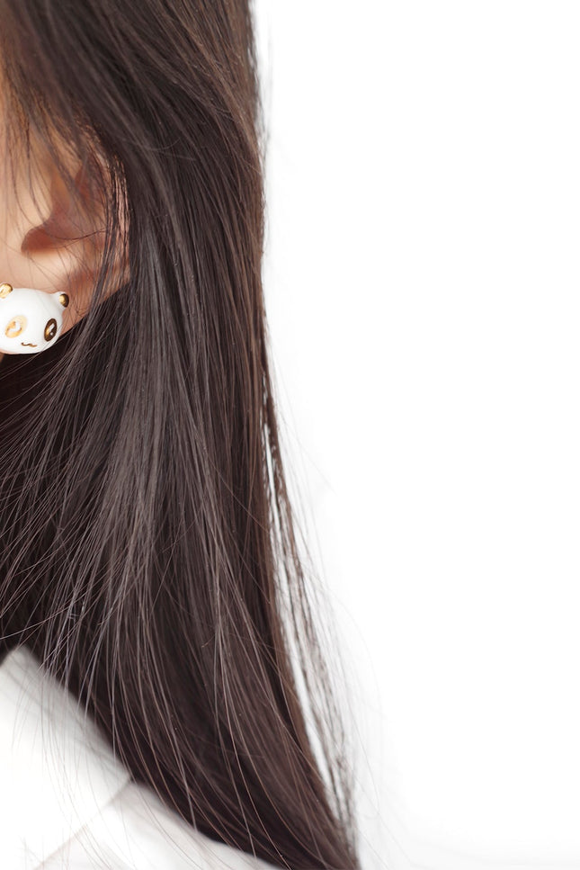 Poporcelain | Lucky Panda Studs